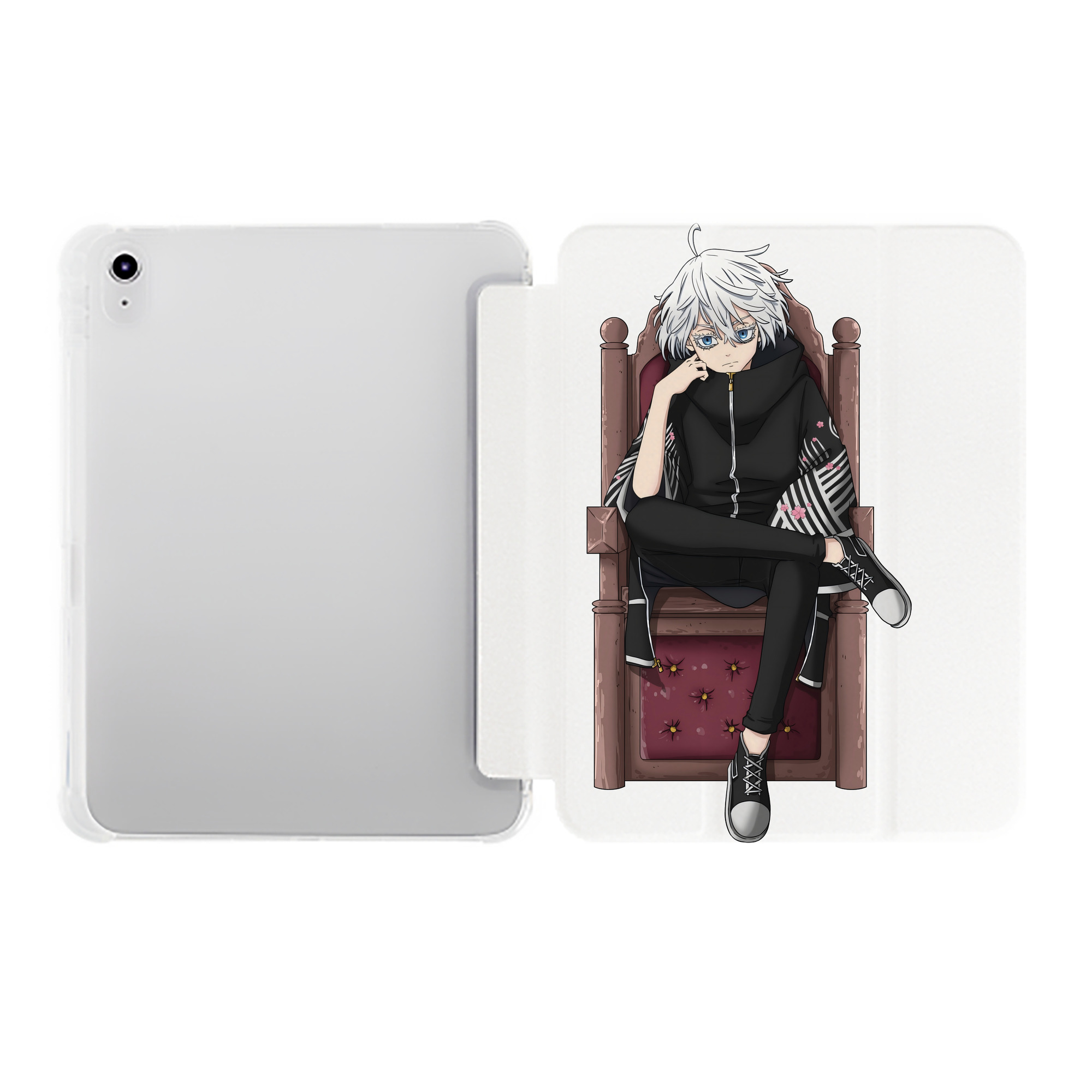 （画像用） 東京リベンジャーズ Tokyo Revengers IPad ケース ペン収納付き 三つ折りスタンド PUレザー×シリコン 対応機種9.5/10.5/10.9インチ